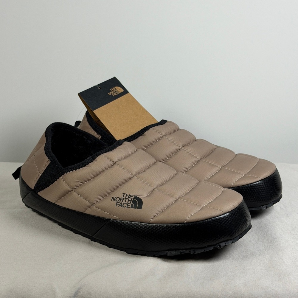 The North Face Thermoball Traction Mule Clog Slipper Mushroom Gray Mens Size 7